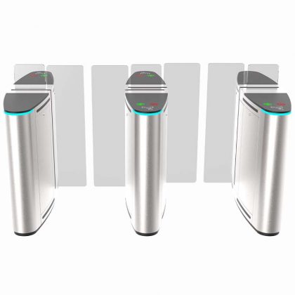 optical flap turnstile