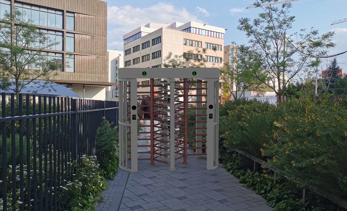 steel turnstile gate